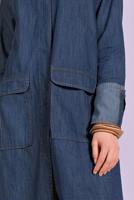 Hijab clothing BLUE DENIM JACKET 9304