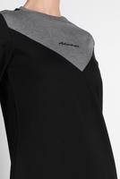 Tesettür giyim SİYAH ÇİZGİ DETAYLI SPOR ELBİSE 0619