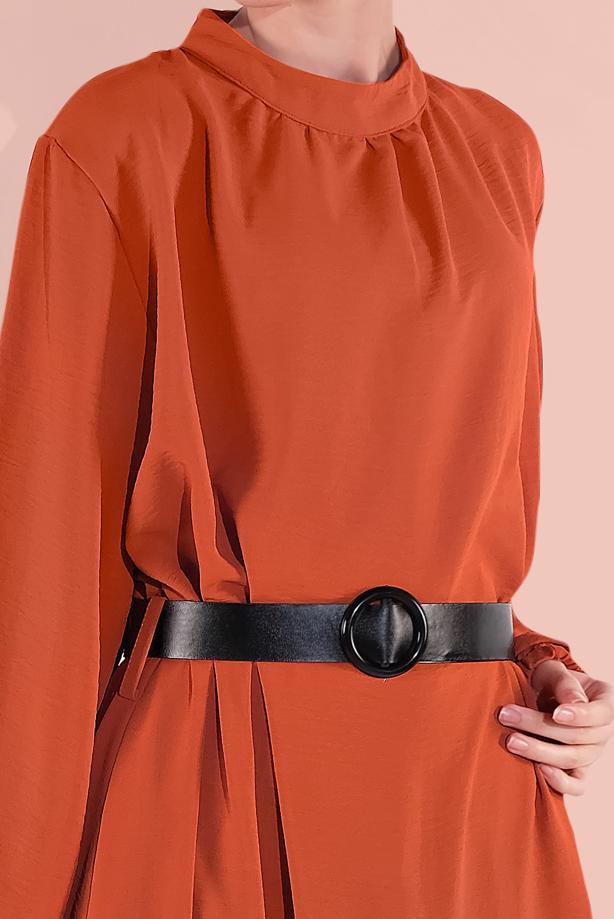 Vêtements hijab  BELTED DRESS 6951 - TRENDTESETTÜR