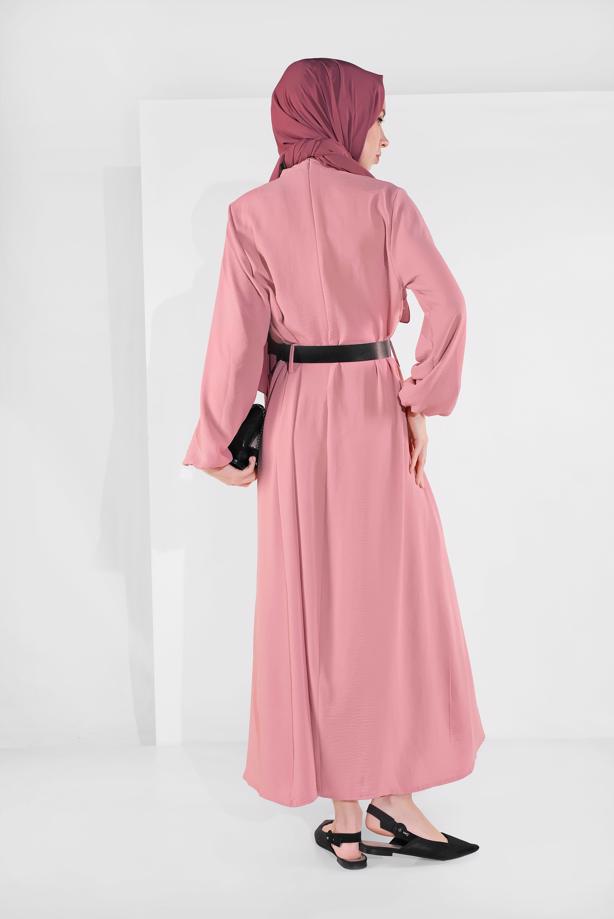 Vêtements hijab  BELTED DRESS 6951 - TRENDTESETTÜR