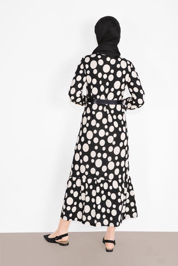 Vêtements hijab  POLKADOT DRESS 7030  - TRENDTESETTÜR
