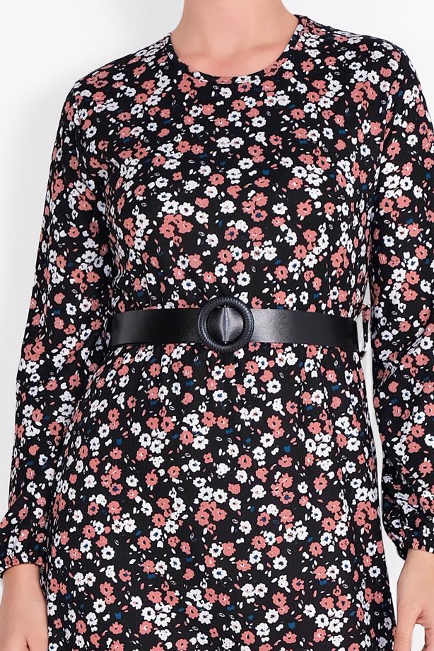 Vêtements hijab  COTTON FLORAL DRESS 8030  - TRENDTESETTÜR