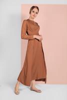 Vêtements hijab TABA ROBE TAILLE-NOUÉE 9115 