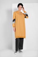 Tesettür giyim YEŞİL KAPÜŞONLU EŞOFMAN TAKIMI 46104