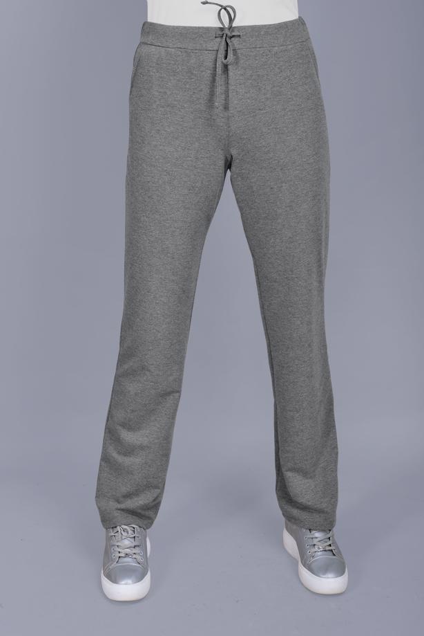 Hijab clothing GREY ALVINA TIE-WAIST COTTON JOGGERS 70100 - TRENDTESETTÜR