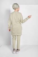 Tesettür giyim YEŞİL ÇİZGİLİ EŞOFMAN TAKIM 138