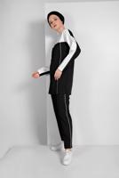 Tesettür giyim BEYAZ  İKİ RENKLİ EŞOFMAN TAKIM 238