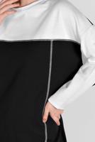 Tesettür giyim BEYAZ  İKİ RENKLİ EŞOFMAN TAKIM 238