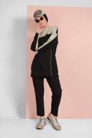 Tesettür giyim YEŞİL  İKİ RENKLİ EŞOFMAN TAKIM 238