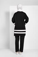 Tesettür giyim SİYAH ŞERİTLİ EŞOFMAN TAKIMI 1006 