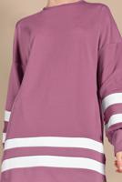 Tesettür giyim PEMBE ŞERİTLİ EŞOFMAN TAKIMI 1006 