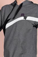 Tesettür giyim GRİ KAPÜŞONLU EŞOFMAN TAKIMI 1519