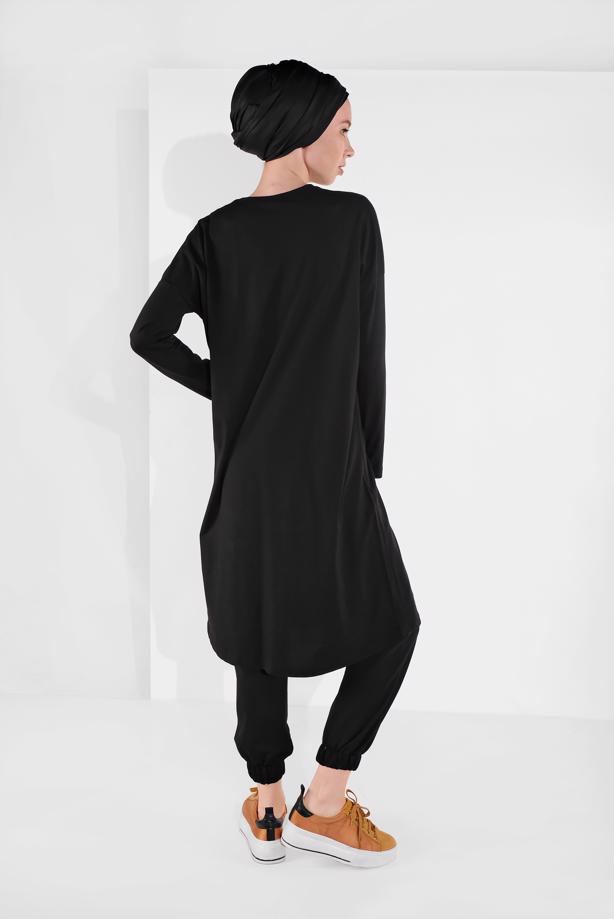 Tesettür giyim  PAMUKLU BAĞCIKLI EŞOFMAN ALTI 2504 - TRENDTESETTÜR