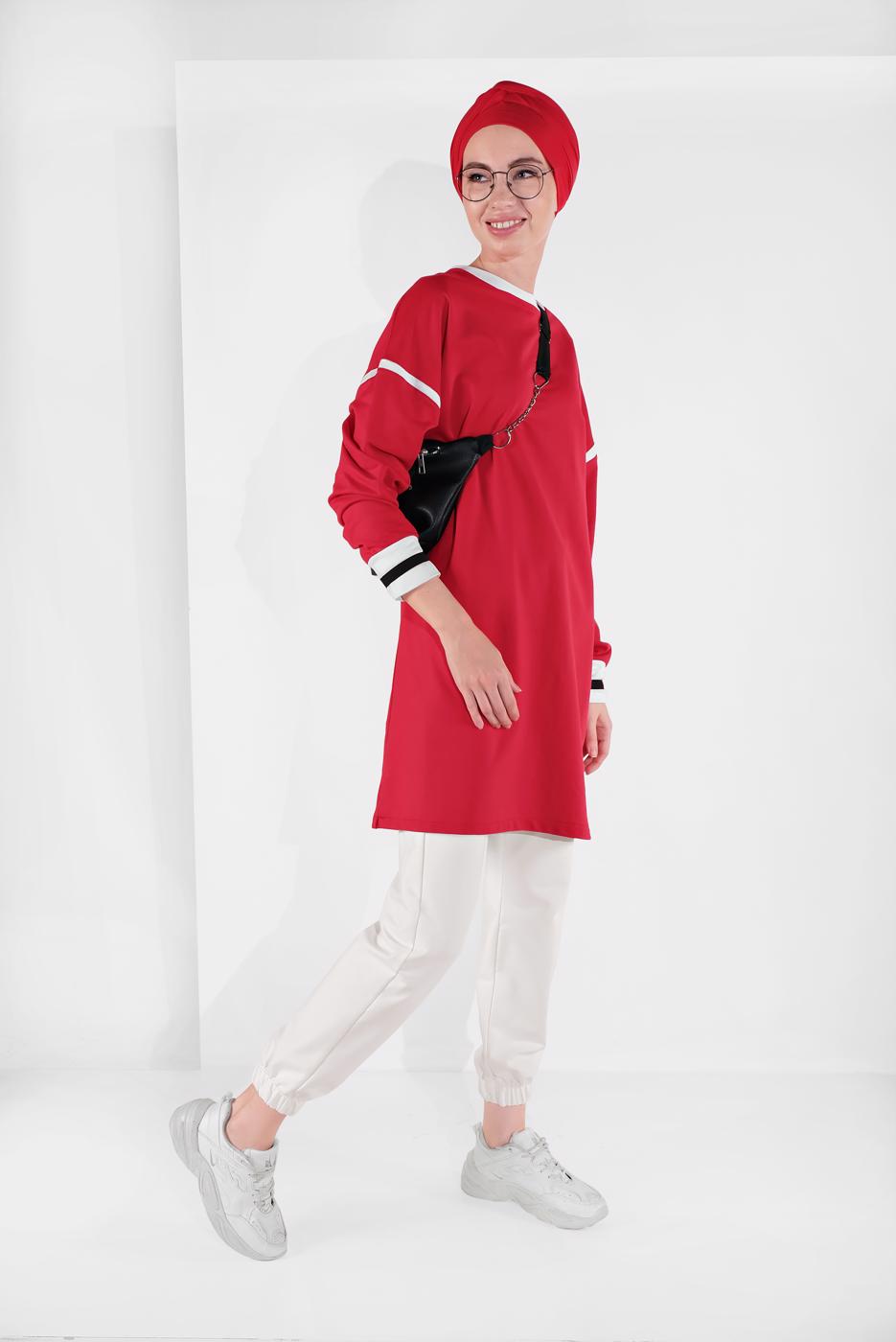 Vêtements hijab ÉCRU PANTALON DE JOGGING EN COTON 2504