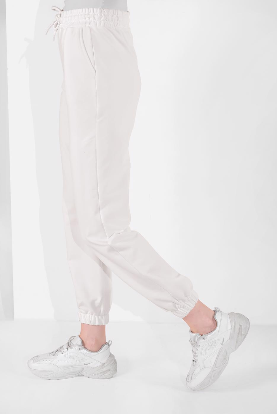 Vêtements hijab ÉCRU PANTALON DE JOGGING EN COTON 2504