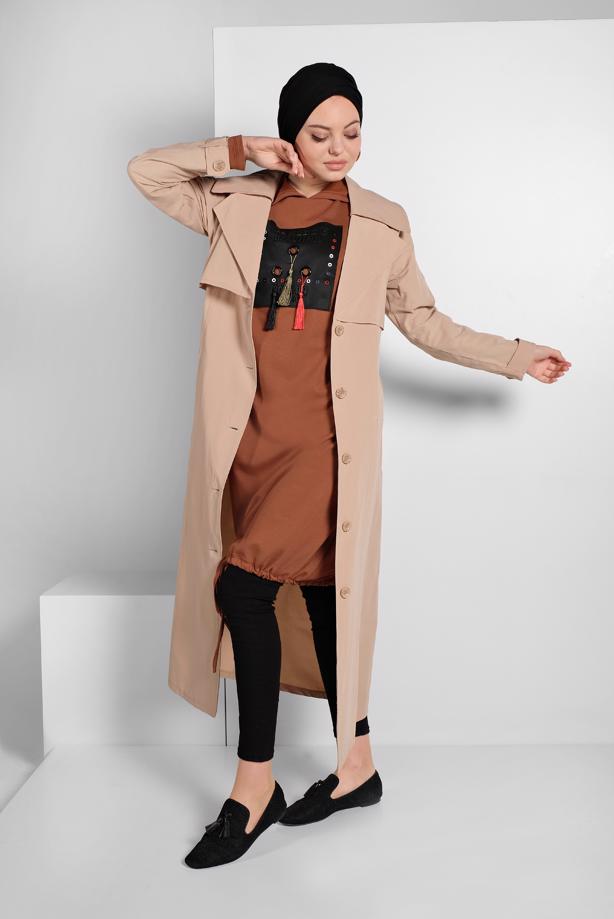 Tesettür giyim  baharar tonları - TRENDTESETTÜR