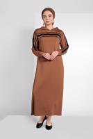 Hijab clothing TABA SEQUINNED HOODED SPORT DRESS 6406 