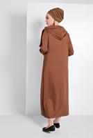 Hijab clothing TABA SEQUINNED HOODED SPORT DRESS 6406 
