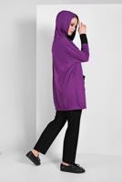 Tesettür giyim MOR ÇİFT RENKLİ EŞOFMAN TAKIMI 7006