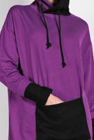 Tesettür giyim MOR ÇİFT RENKLİ EŞOFMAN TAKIMI 7006