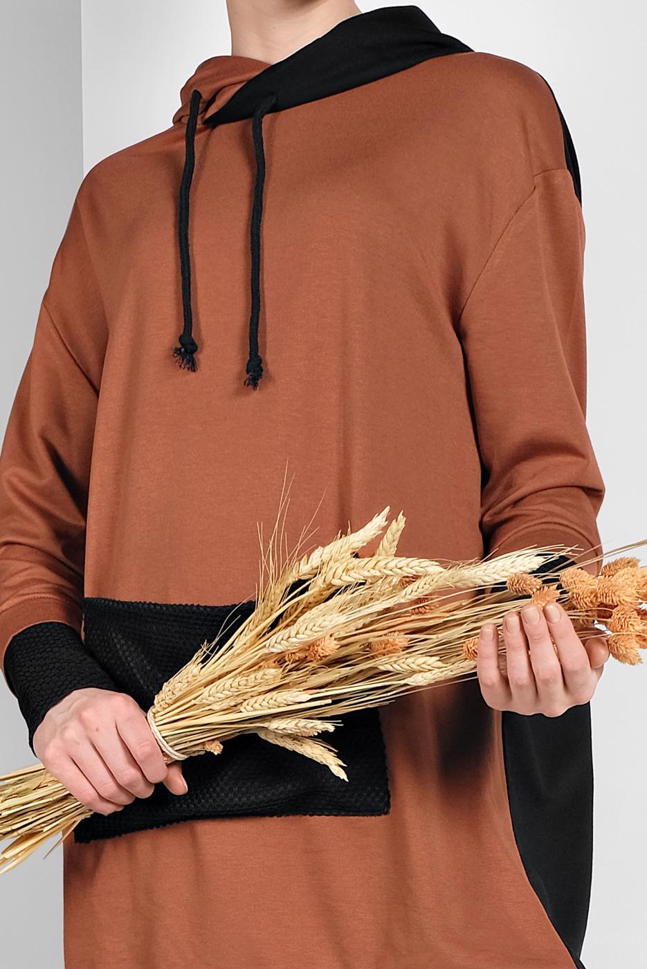 Tesettür giyim TABA ÇİFT RENKLİ EŞOFMAN TAKIMI 7006