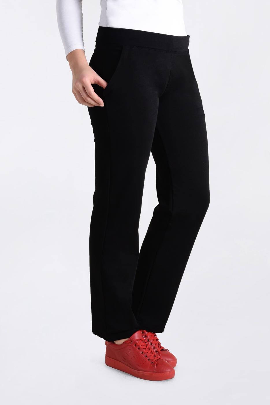 Tesettür giyim SİYAH ALVİNA BELİ LASTİKLİ EŞOFMAN ALTI 70067