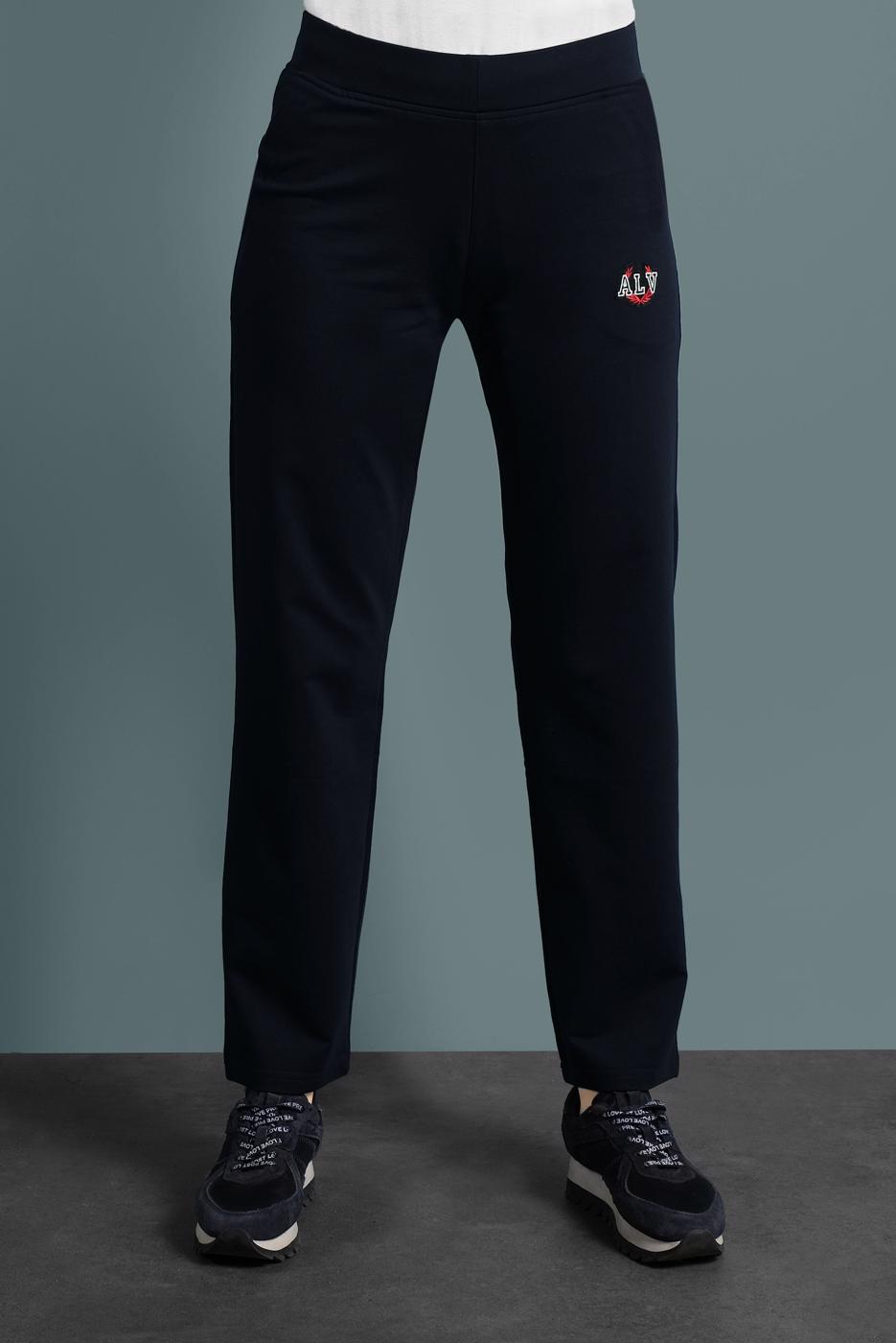 Vêtements hijab BLEU MARINE ALVINA PANTALON DE JOGGING EN COTON 70067