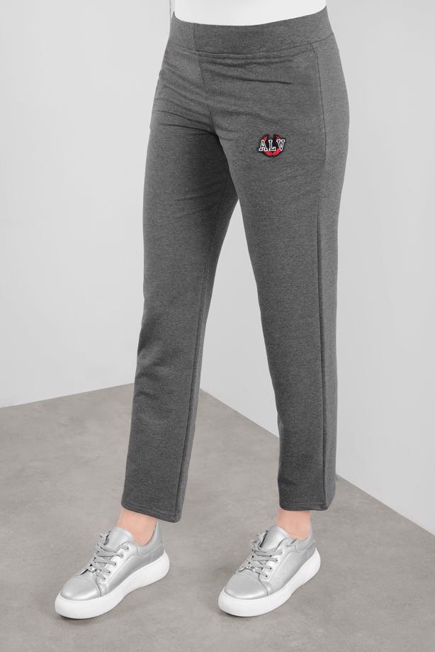 Tesettür giyim GRİ ALVİNA BELİ LASTİKLİ EŞOFMAN ALTI 70067 - TRENDTESETTÜR