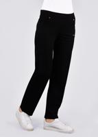 Tesettür giyim SİYAH ALVİNA BELİ LASTİKLİ EŞOFMAN ALTI 70068