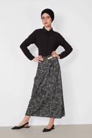 Vêtements hijab GRIS ALVINA JUPE AVEC CEINTURE 6326 