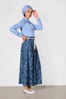 Vêtements hijab BLEU MARINE ALVINA JUPE AVEC CEINTURE 6326 