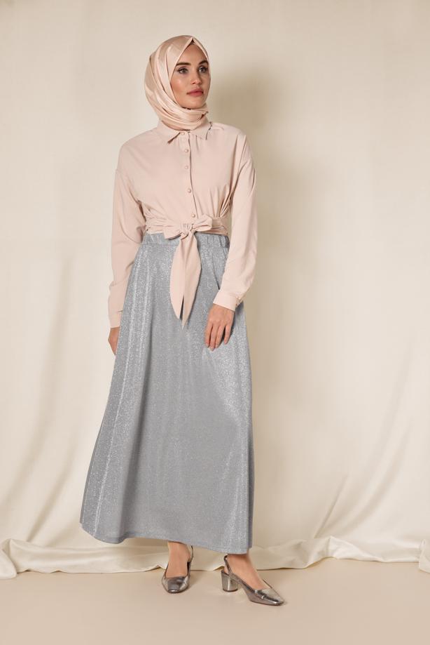 Vêtements hijab  ALVINA SPARKLY SKIRT 6348  - TRENDTESETTÜR