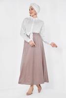 Vêtements hijab POUDRE T 6348 ALVİNA MULTİ 24462 ETEK