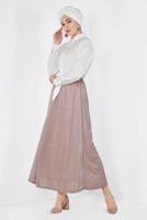 Vêtements hijab POUDRE T 6348 ALVİNA MULTİ 24462 ETEK