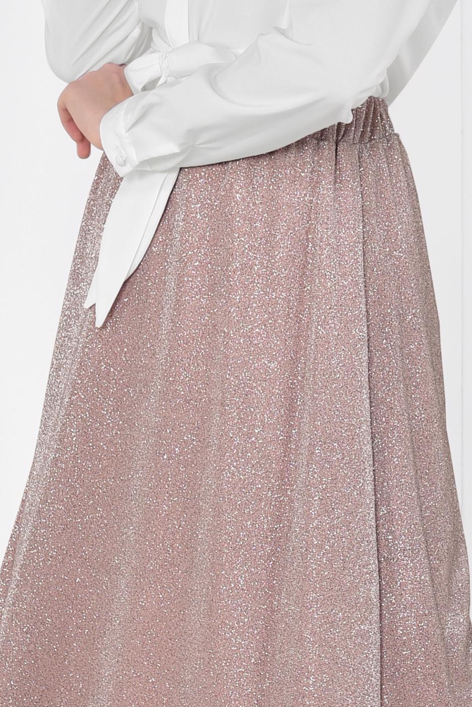 Vêtements hijab POUDRE T 6348 ALVİNA MULTİ 24462 ETEK