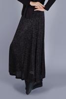 Vêtements hijab NOIR ALVINA JUPE EN BRILLANTE 6348 