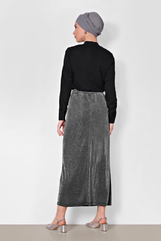 Vêtements hijab  ALVINA SPARKLY SKIRT ELASTIC-WAIST 6349  - TRENDTESETTÜR