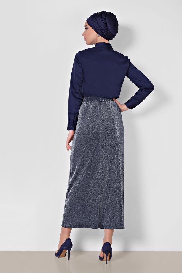 Vêtements hijab  ALVINA SPARKLY SKIRT ELASTIC-WAIST 6349  - TRENDTESETTÜR