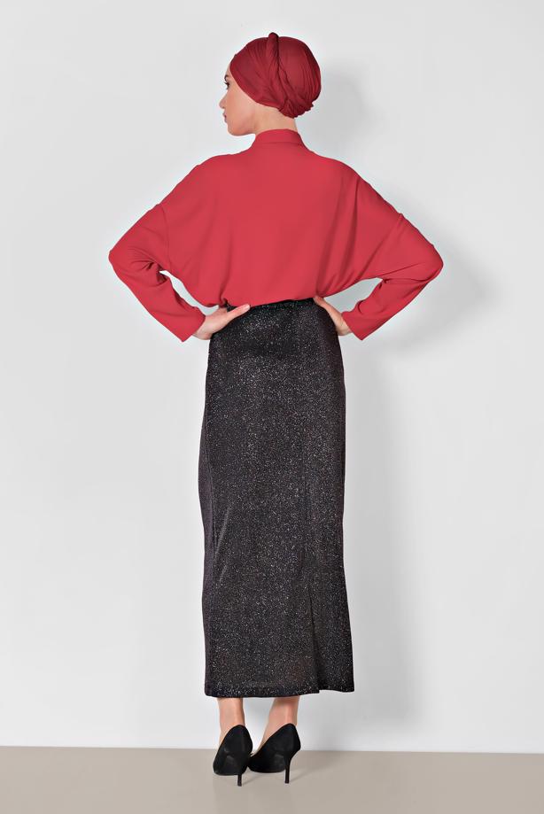 Vêtements hijab  ALVINA SPARKLY SKIRT ELASTIC-WAIST 6349  - TRENDTESETTÜR