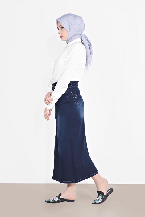 Vêtements hijab  DENIM SKIRT 6802  - TRENDTESETTÜR