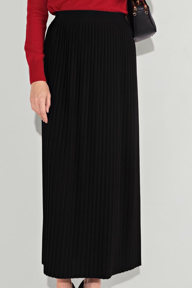 Hijab-Kleidung  PİLELİ ETEK 7017  - TRENDTESETTÜR