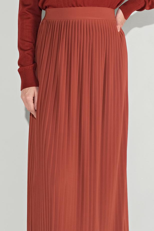 Hijab-Kleidung  PİLELİ ETEK 7017  - TRENDTESETTÜR