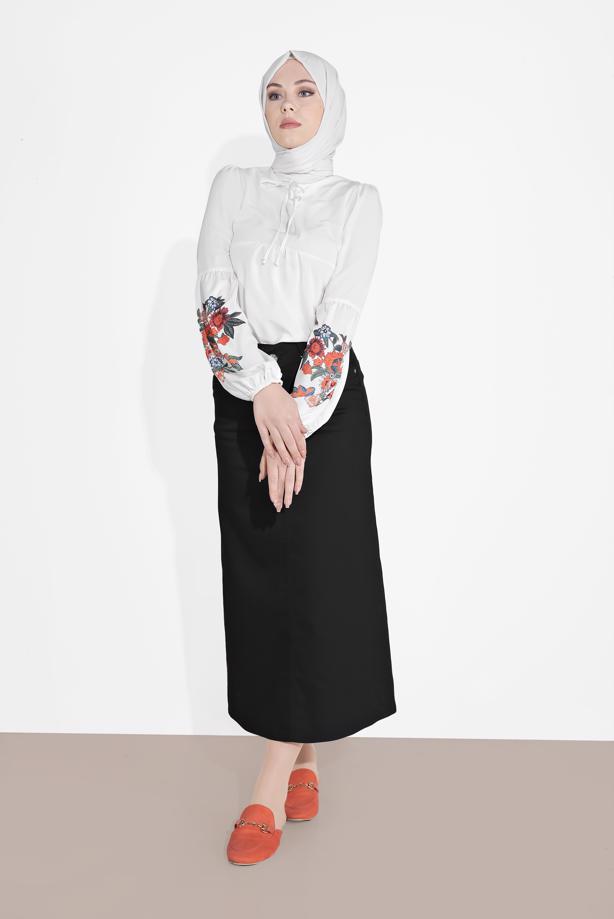 Vêtements hijab  DENIM SKIRT 7502  - TRENDTESETTÜR