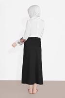 Vêtements hijab NOIR JUPE EN JEAN 7502 