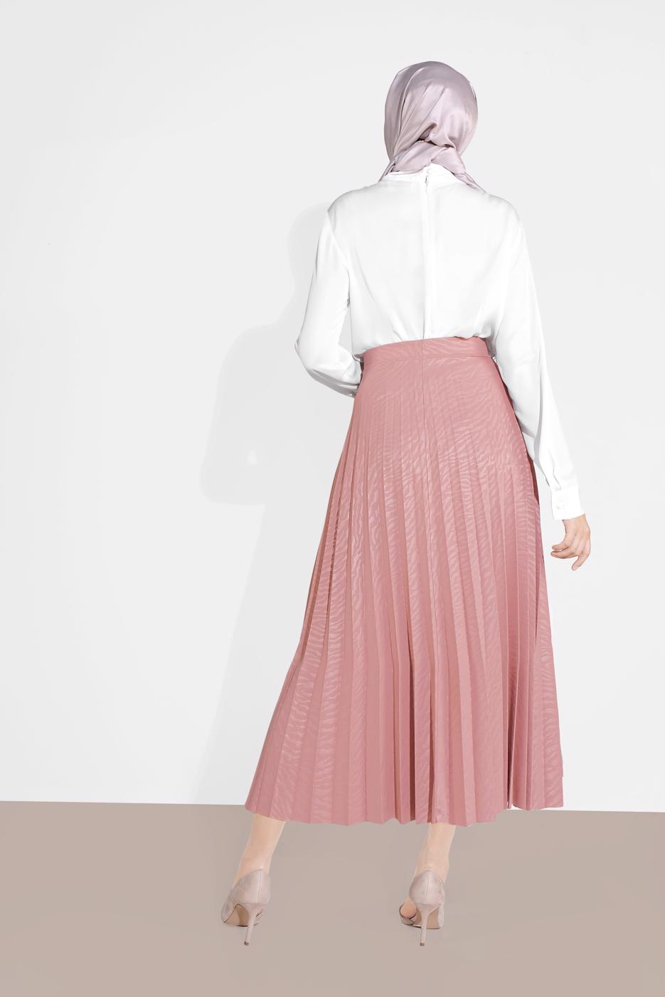 Vêtements hijab ROSE JUPE À PLISSÉE 8161 