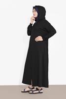 Vêtements hijab NOIR PARDESSUS À SEQUINS 78106