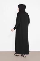 Vêtements hijab NOIR PARDESSUS À SEQUINS 78106