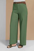 Tesettür giyim YEŞİL GENİŞ PAÇA PANTOLON 00200