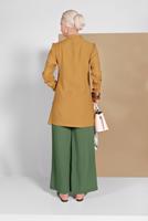 Tesettür giyim YEŞİL GENİŞ PAÇA PANTOLON 00200