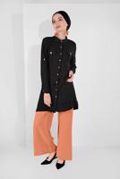 Vêtements hijab ORANGE PANTALON À FLUIDE 00200 